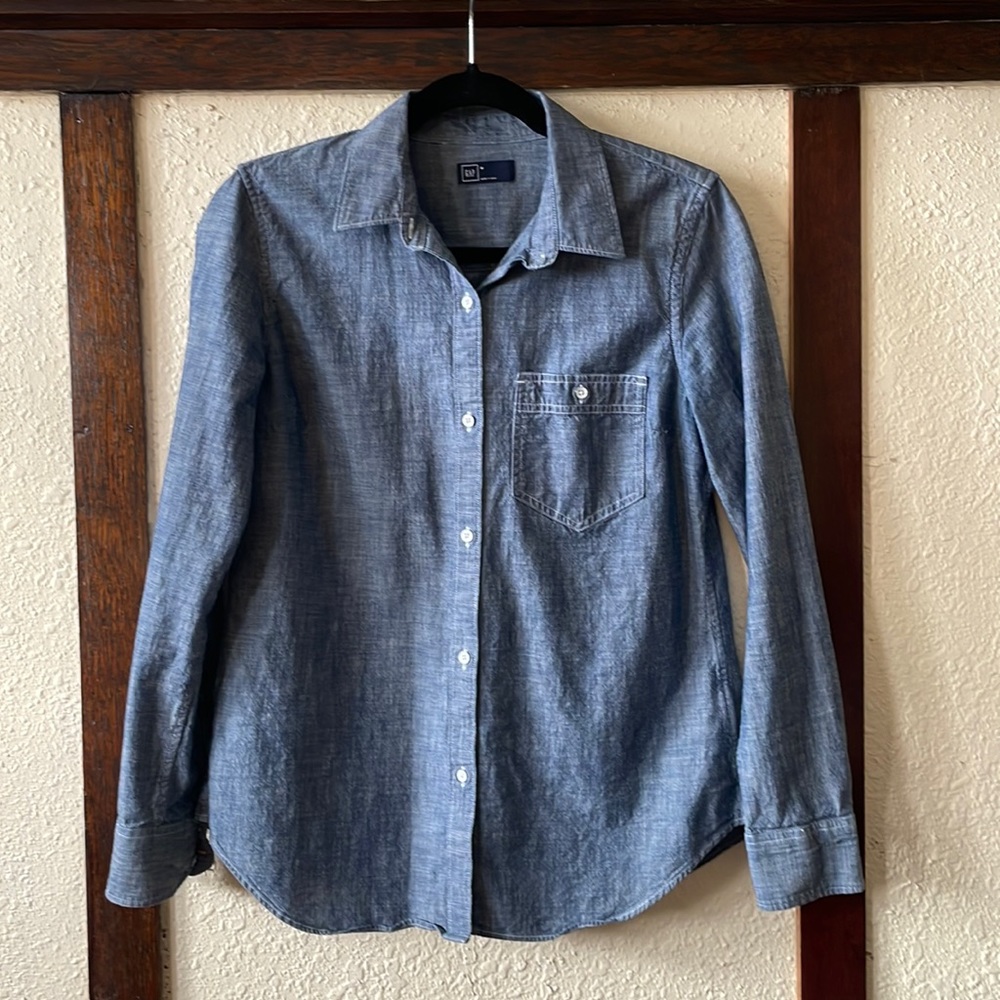 Chambray Button Up Shirt
